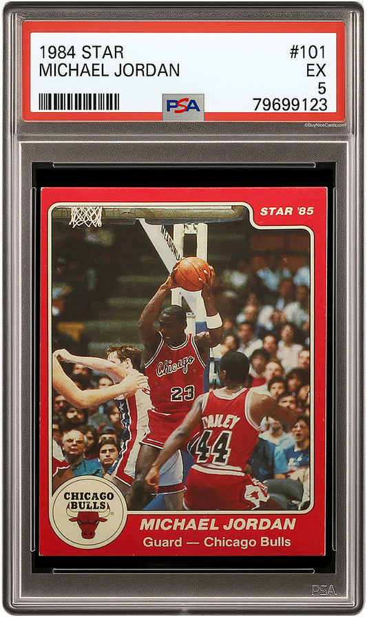 1984 Michael Jordan Star #101 XRC RC Rookie #101 PSA 5 EX