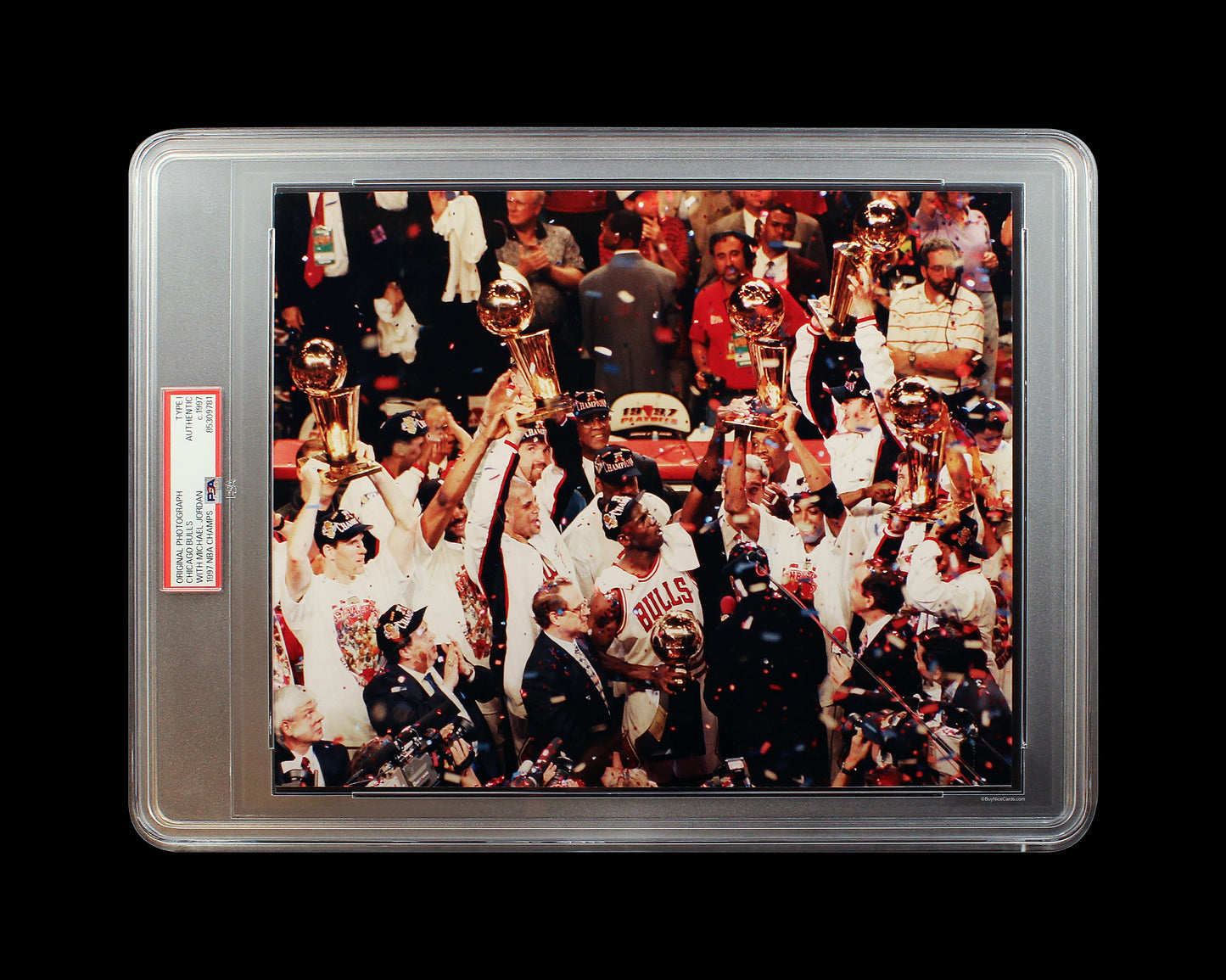 1997 Michael Jordan 1997 NBA Champs Chicago Bulls Type 1 PSA Authentic