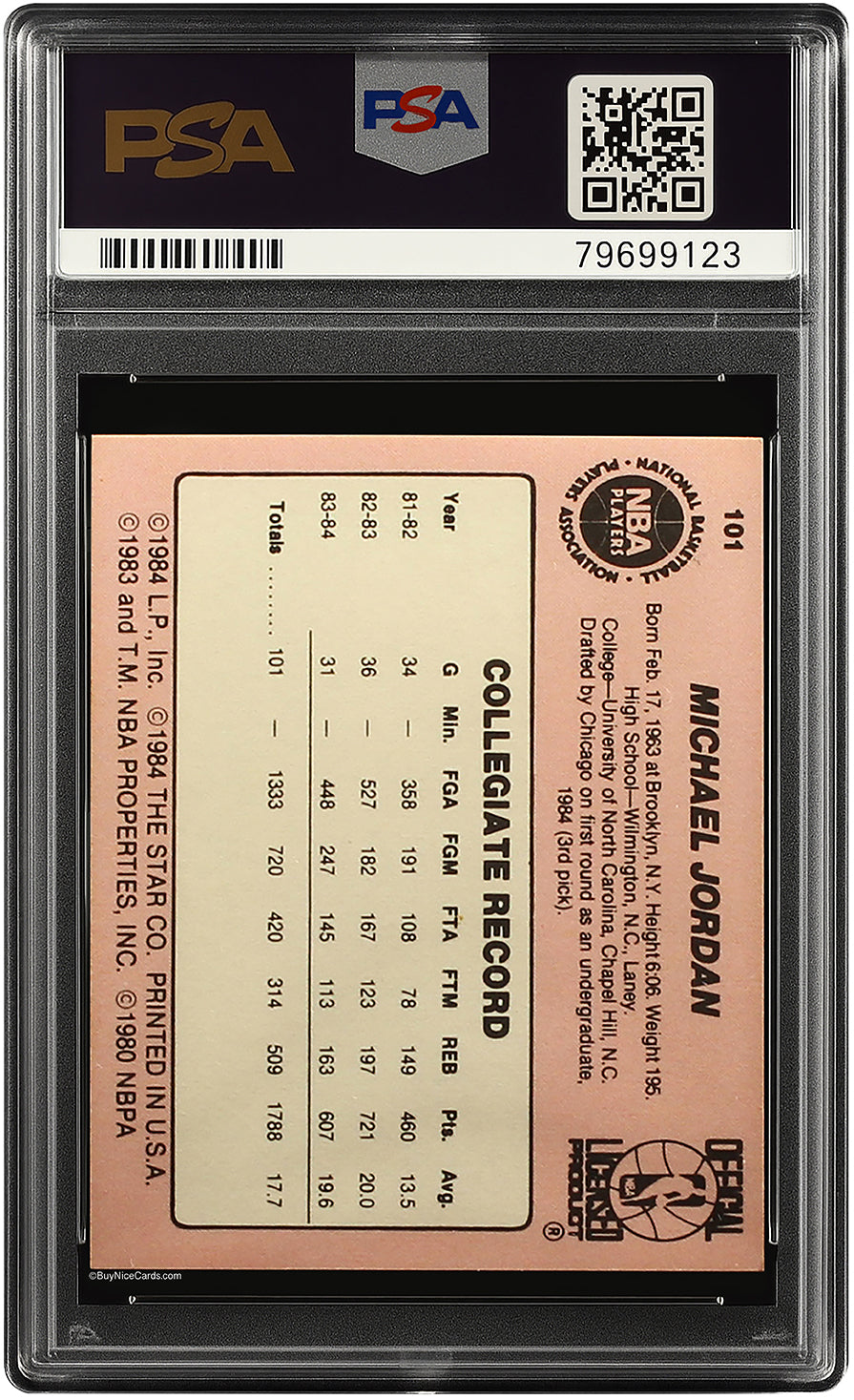1984 Michael Jordan Star #101 XRC RC Rookie #101 PSA 5 EX