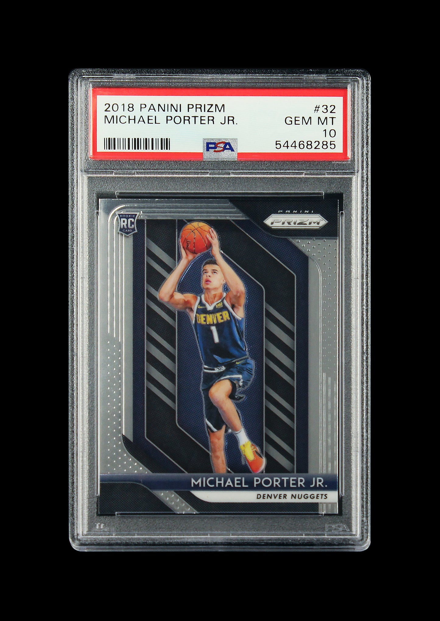 2018 Michael Porter Jr. Panini Prizm Base RC Rookie #32 PSA 10 Gem Mint