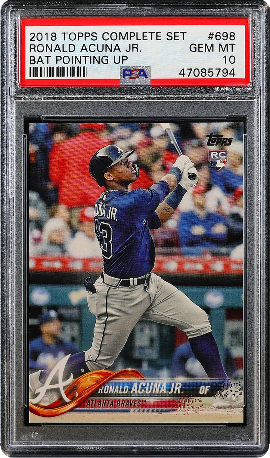 2018 Ronald Acuna Jr. Topps Update  #US250 PSA 10 Gem Mint