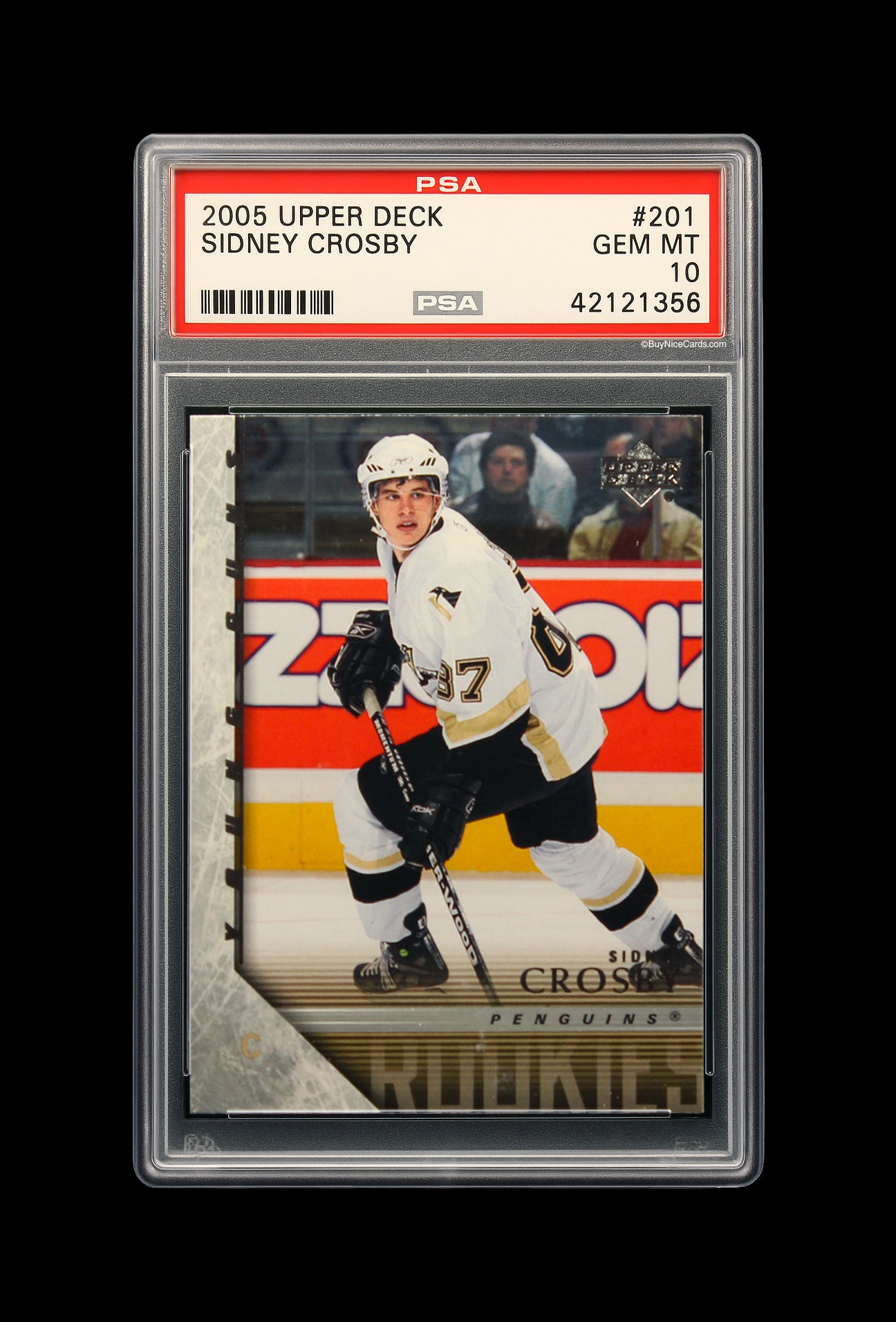2005 Sidney Crosby Upper Deck Young Guns RC Rookie #201 PSA 10 Gem Mint