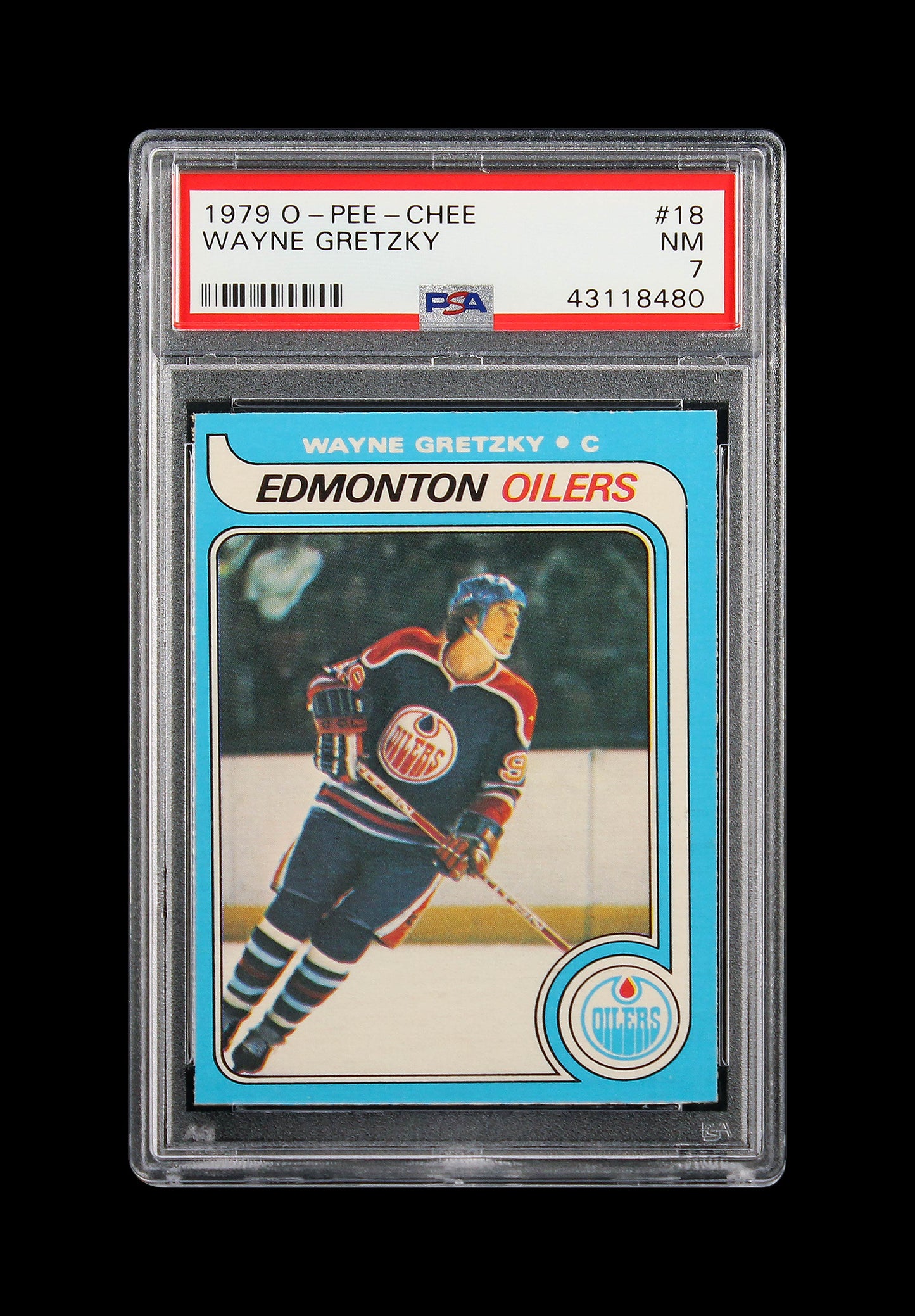 1979 Wayne Gretzky O-pee-chee Opc Rc Rookie #18 Psa 7 NM