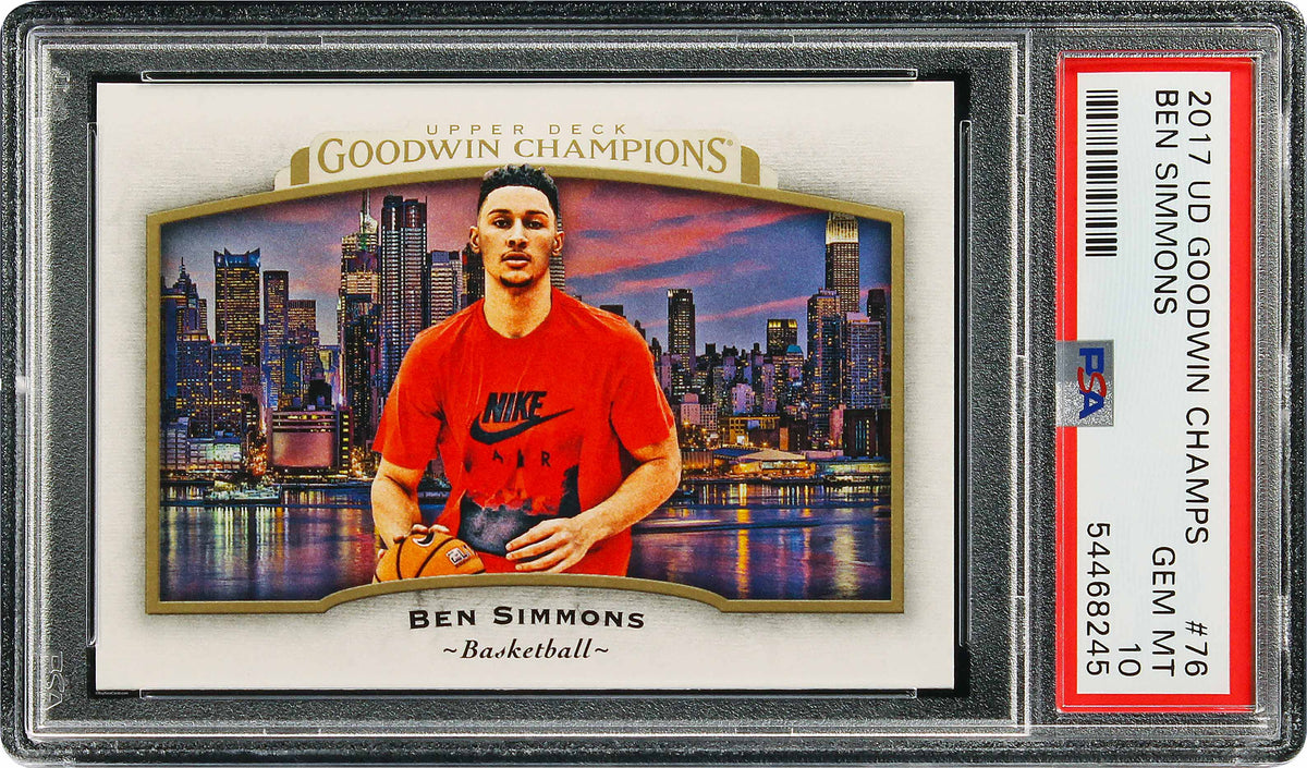 2017 Ben Simmons Upper Deck Goodwin RC Rookie #76 PSA 10 Gem Mint