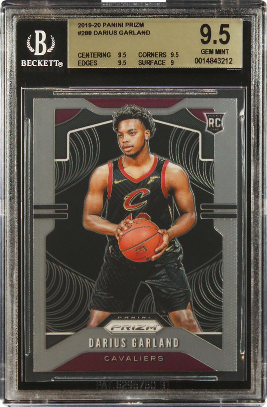 2019-20 Darius Garland Panini Prizm #288 BGS 9.5
