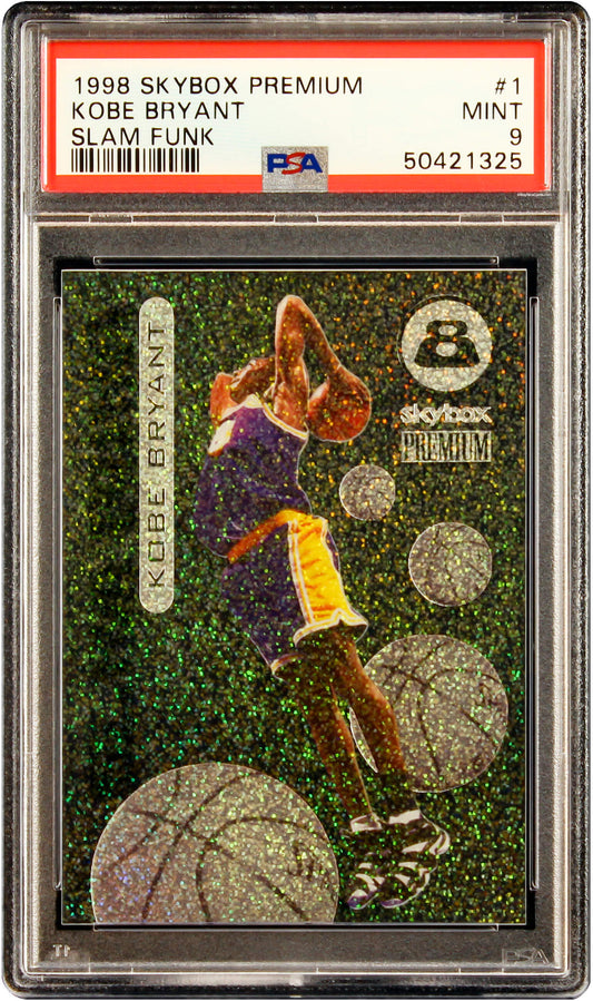 1998 Kobe Bryant Skybox Premium Slam Funk Sp Insert #1 Psa 9 Mint