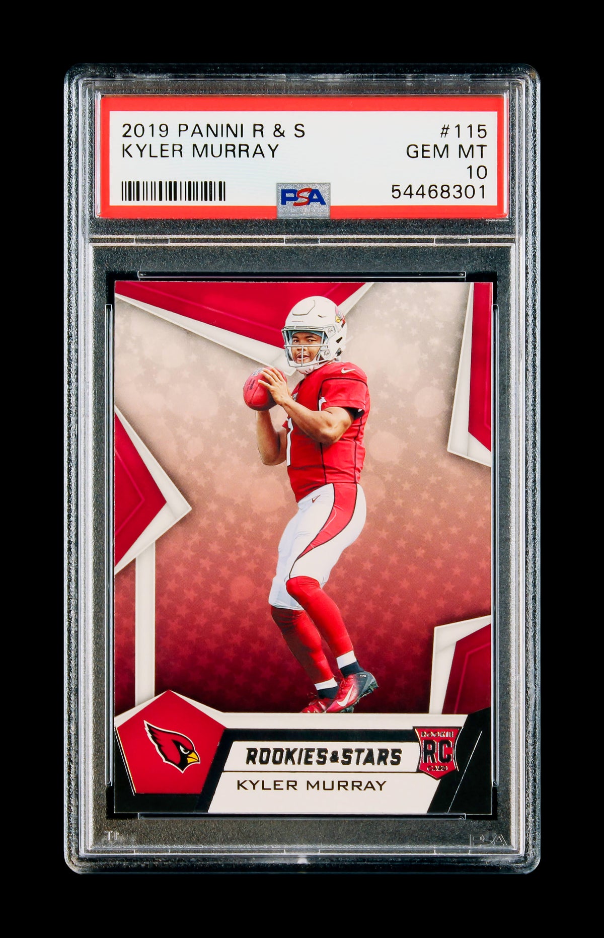 2019 Kyler Murray Panini R & S Rookies & Stars RC Rookie #115 PSA 10 Gem Mint